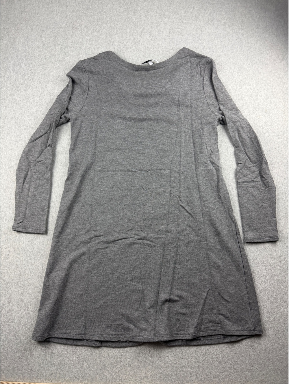 Grey long sleeve shift dress size L - Picture 2 of 6